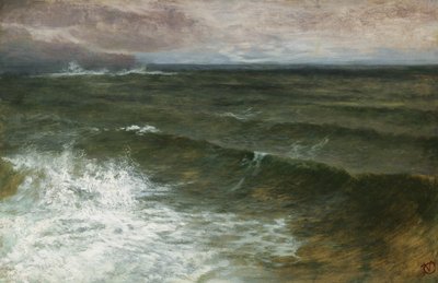 Lannacombe Bay, Start Point in de Verte door George Vicat Cole